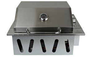 Churrasqueira Grill Gás C/tampa + Grelha Argentina Itanova Cor Inox GR2 PLUS