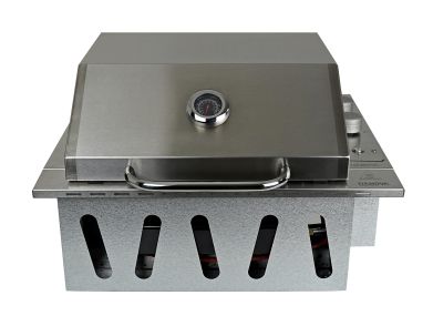 Churrasqueira Grill Gás C/tampa + Grelha Argentina Itanova Cor Inox GR2 PLUS